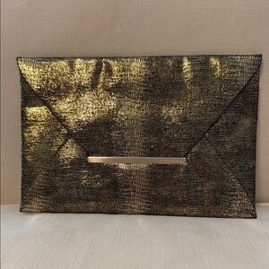BCBGMaxAzria Gold Clutch